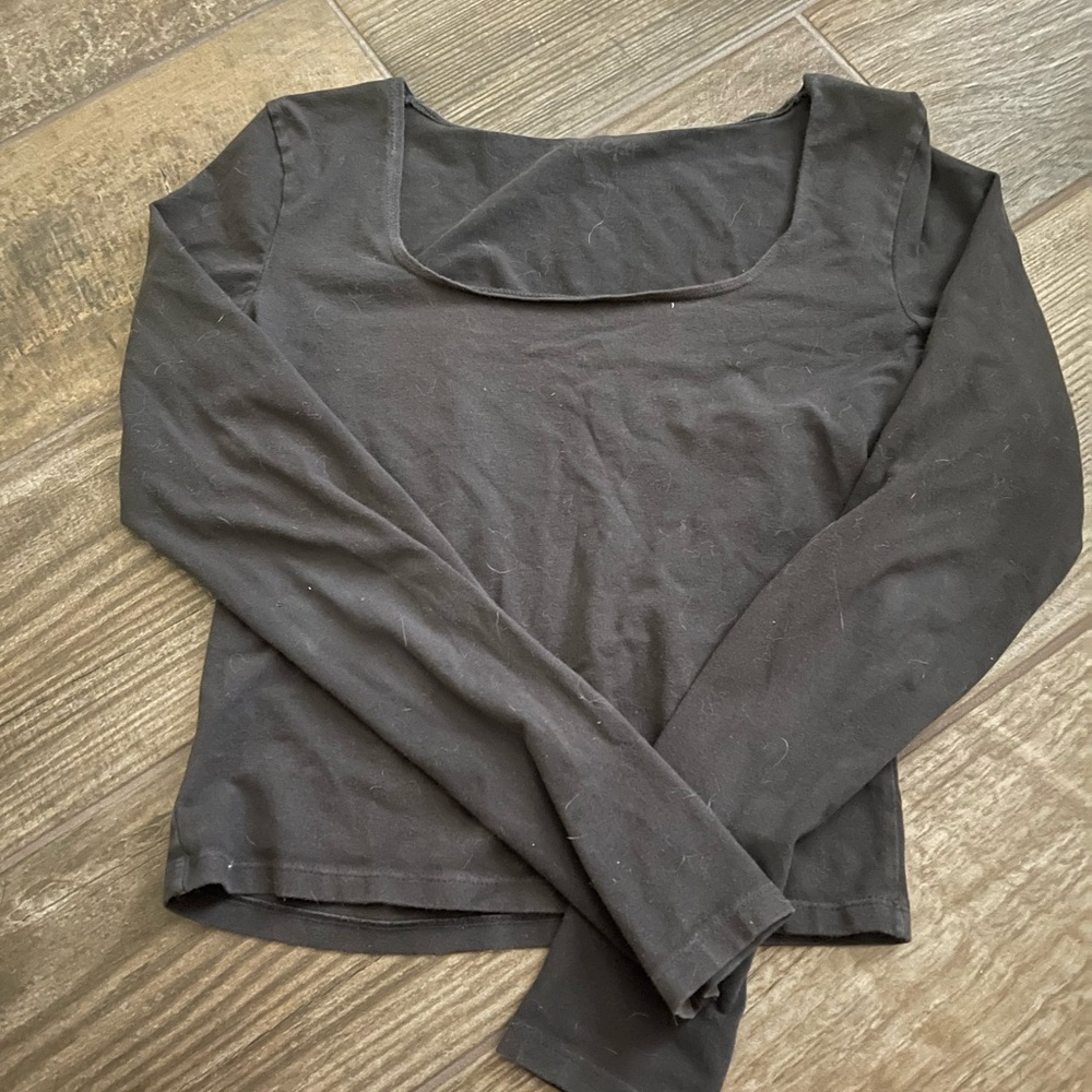 Black Long Sleeve Women's Top